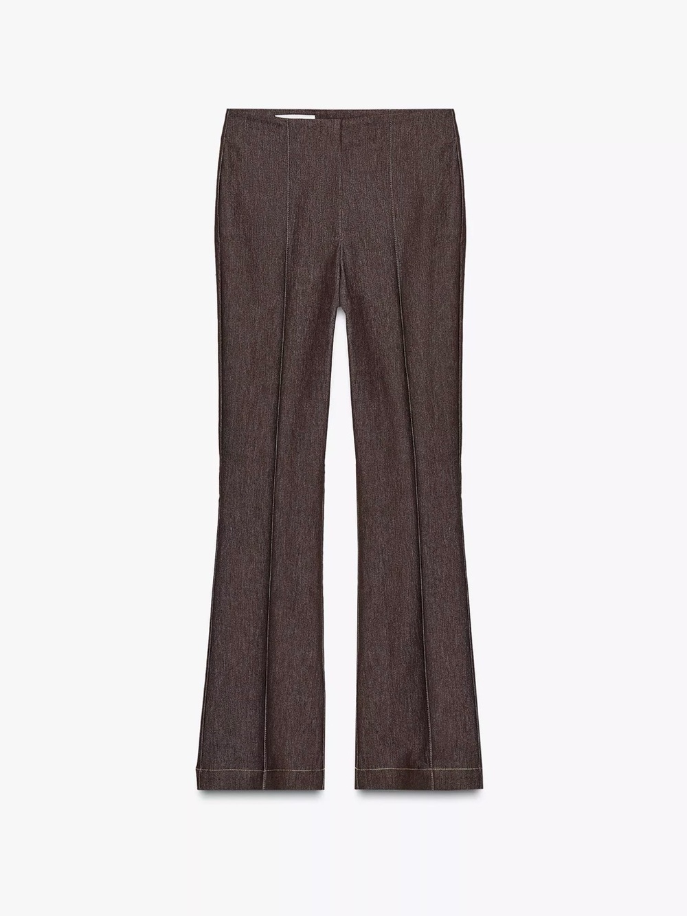 Zara Dark Brown Flared Trousers **matching set**